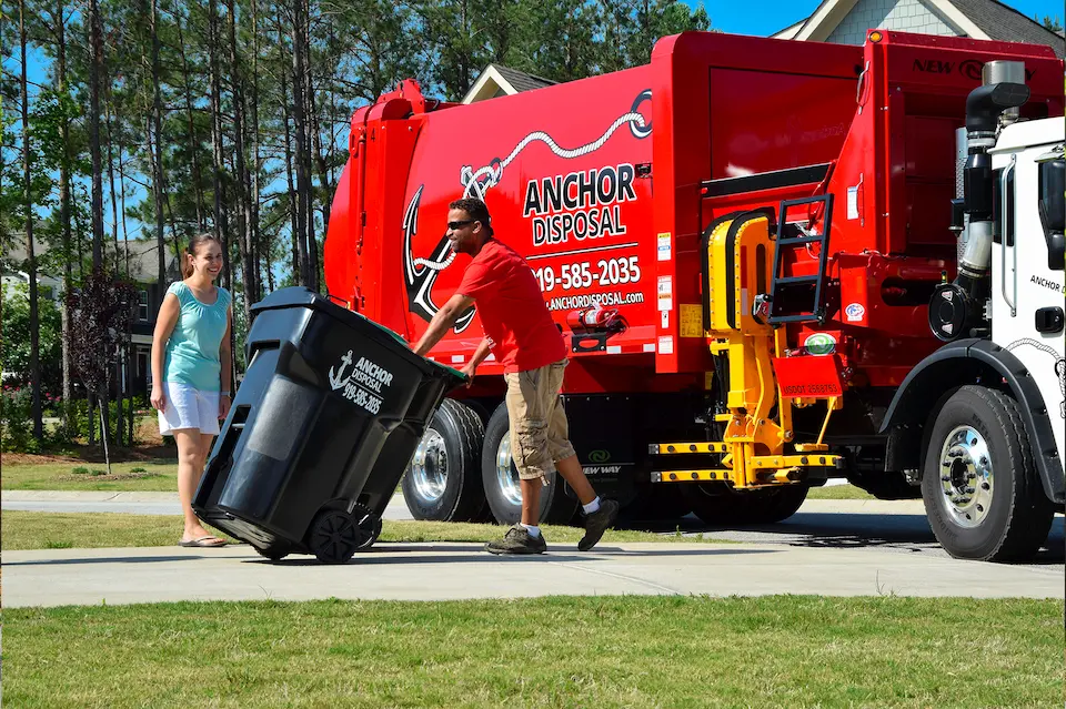Anchor disposal is Apex's choice for residential trash pickup services